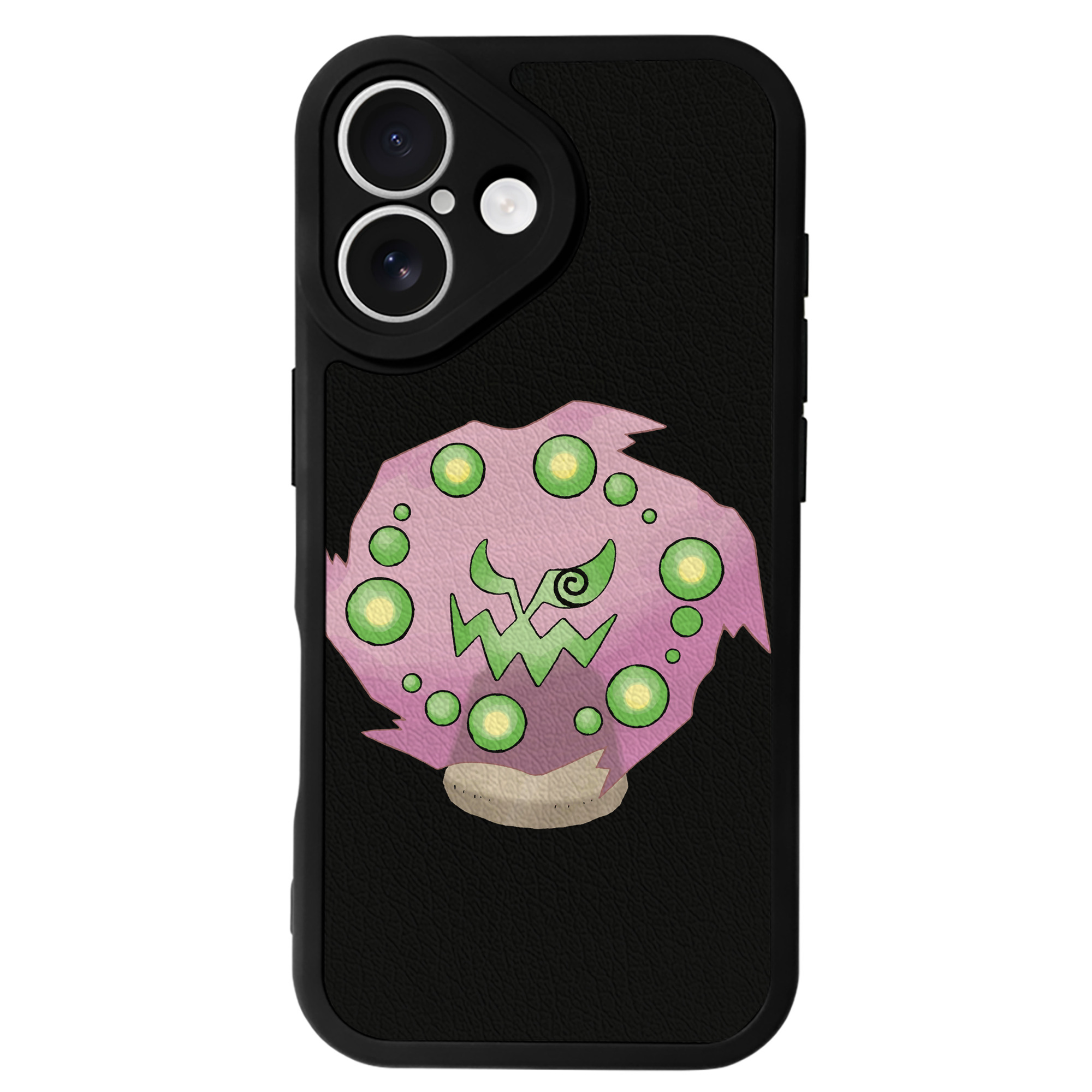 （画像用） ポケットモンスター Pokémon 【iPhone 16シリーズ対応】シリコンスマホケース（レザー調） 材質：シリコン